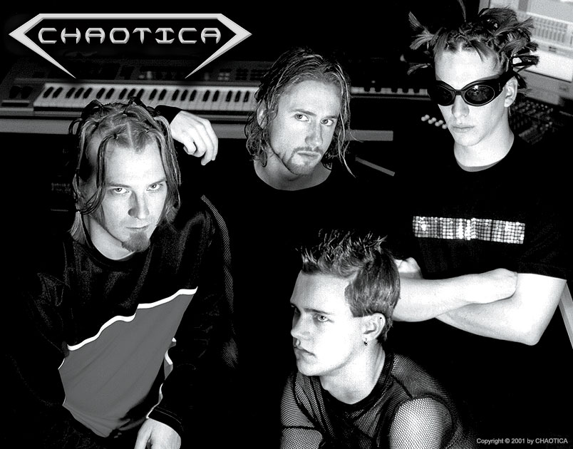 CHAOTICA (2001) Original Lineup (Left to Right: Shane Semler, Danny Chaotic, Johnny Evil, Gary Toth)