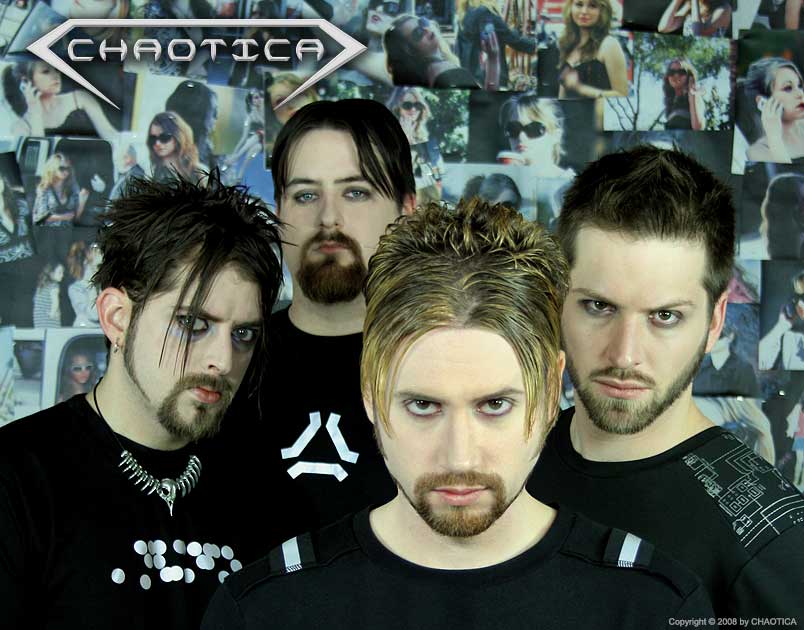 CHAOTICA (2008) (Left to Right: Ratprick, Jeff-X, Danny Chaotic, Gary Toth)